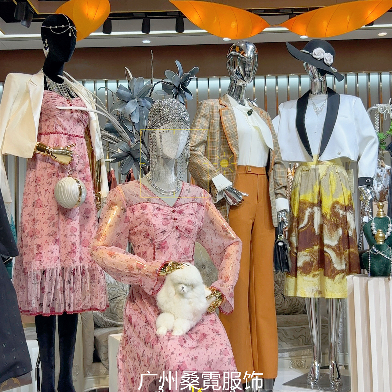 乔帛品牌撤柜折扣女装批发走份现货一手货源实体直播档口尾货供应-阿