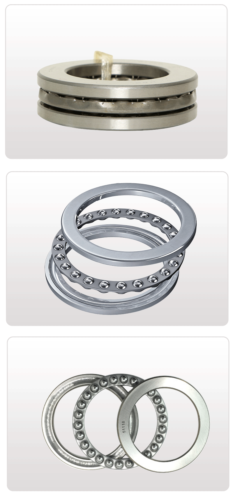 420440材质不锈钢推力球轴承压力锅炉机械轴承5120051201