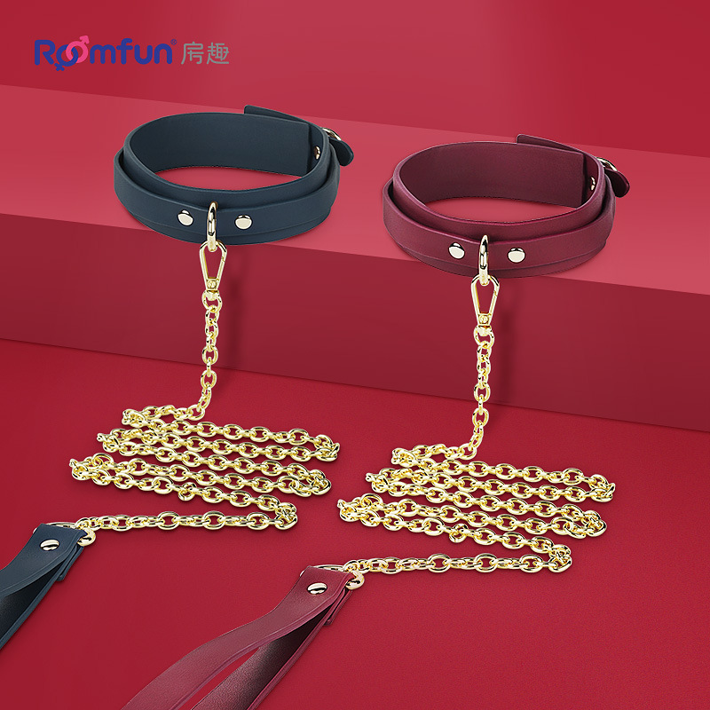 情趣用品牵引sm项圈女性颈圈捆绑束缚玩具成人用品狗链调教道具