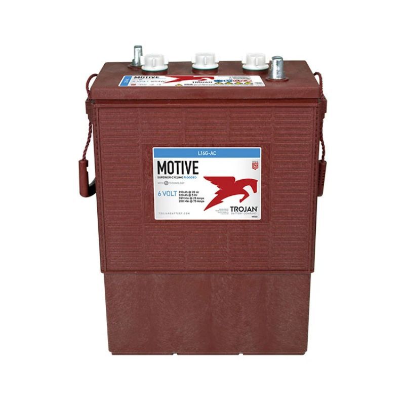 trojan邱健电瓶l16g-ac 邱健6v390ah高尔夫球车 观光车蓄电池