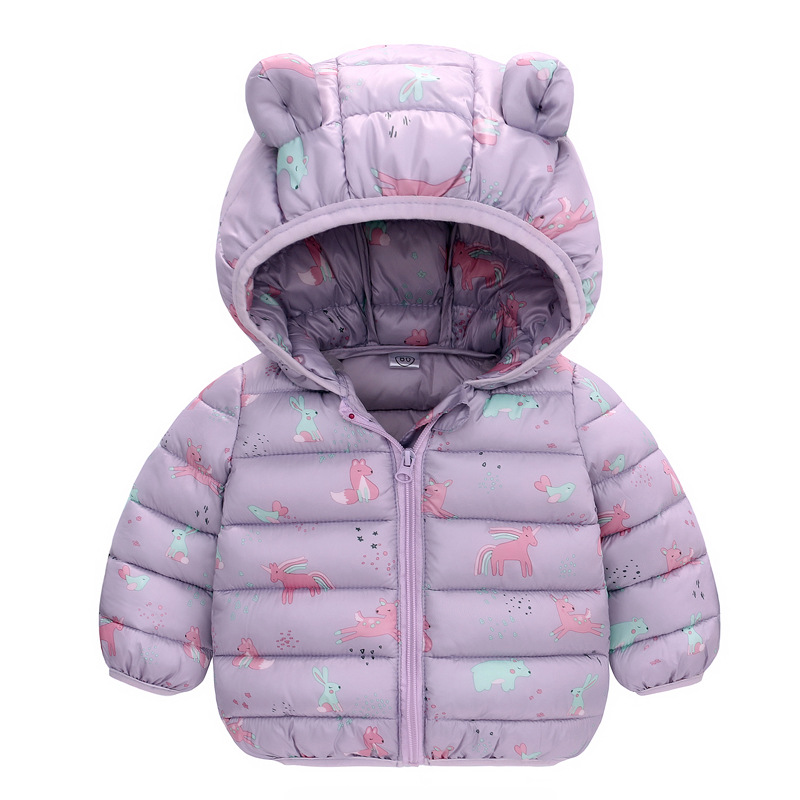 Unisex Children Cotton Coat off-Season Children's Cotton Clothes Winter Baby Cotton Coat 2023 Fashionable Thickened Baby Quilt Coat Children's Clothing