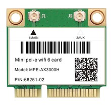 3000Mbps Wifi 6 Wireless Adapter Mini PCI-E Card Bluetooth 5