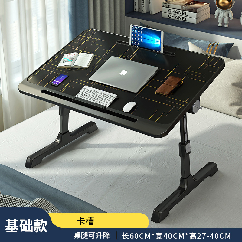 Foldable Lifting on Bed Small Table Household Study Desk Simple Bedroom Office Bay Window Dormitory Study