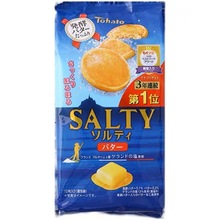 日本Tohato桃哈多金奖受赏SALTY网红人气饼干网红人气黄油海盐味