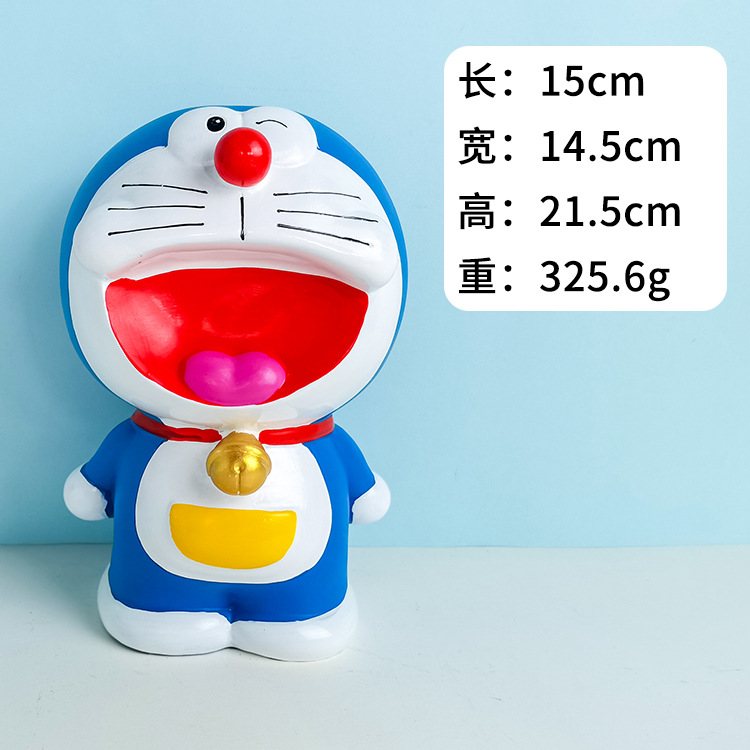 Cartoon Doraemon Psyduck Drop-Resistant Coin Bank Pikachu Savings Bank Men and Women Children's Birthday Gifts Wholesale