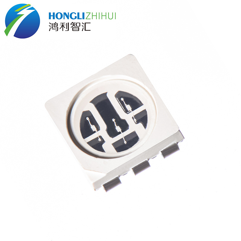 鸿利灯珠 5050蓝光 20ma*3 电压2.8v-3.4v 波长460nm-470nm