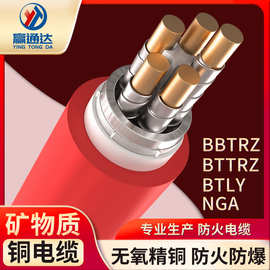 矿物质防火电缆线BBTRZ/BTTYZ/NGA/BTLY柔性绝缘消防设备用电线缆