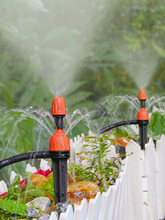 阳台盆栽滴灌设备 喷灌雾化两用蘑菇喷头灌溉系统 定时浇花器配件