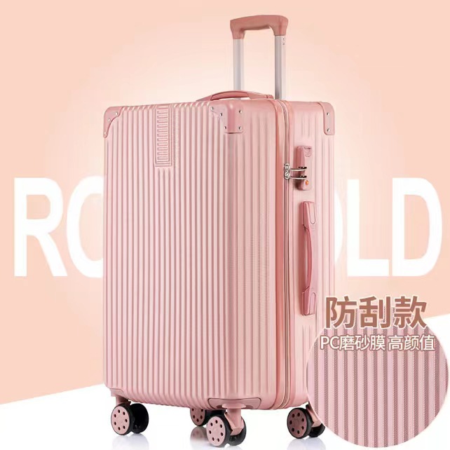 Promotional Ultra-Light Zipper Luggage Women's 24-Inch Trolley Case Luggage Men's 20-Inch 260000-Way Wheel Student Password Suitcase