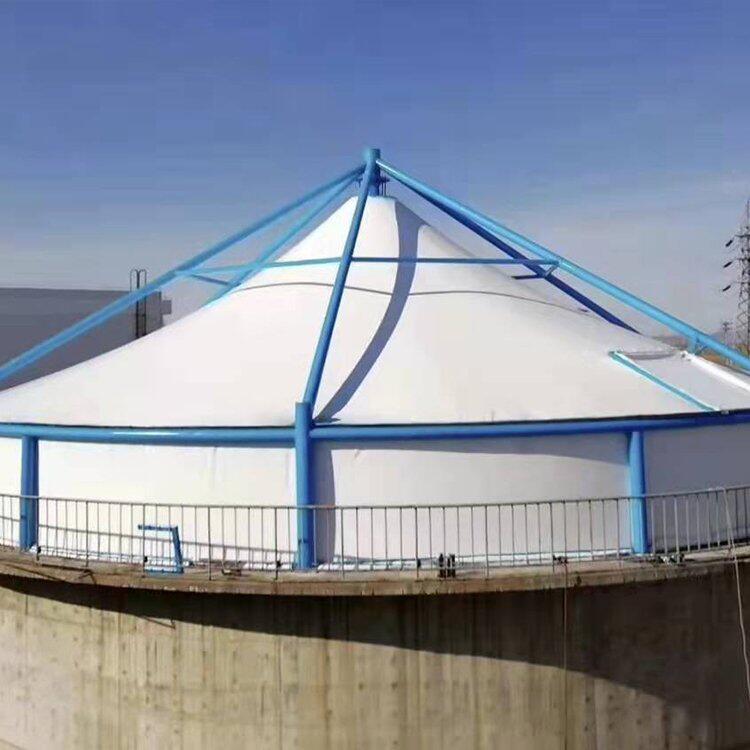 废水污水池加盖除臭膜结构污水池加盖反吊膜