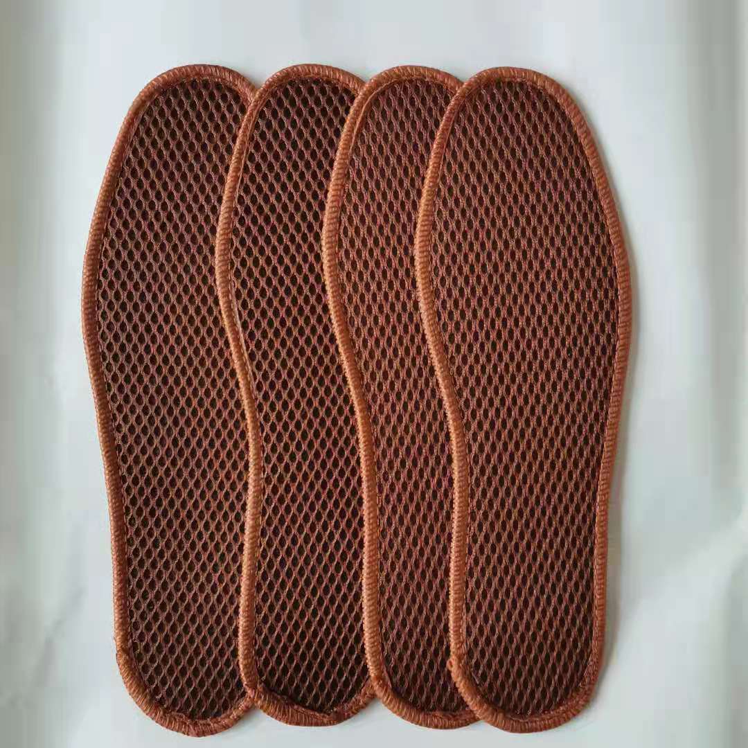 5双装竹炭除臭鞋垫男女士透气吸汗减震按摩运动清香味鞋垫