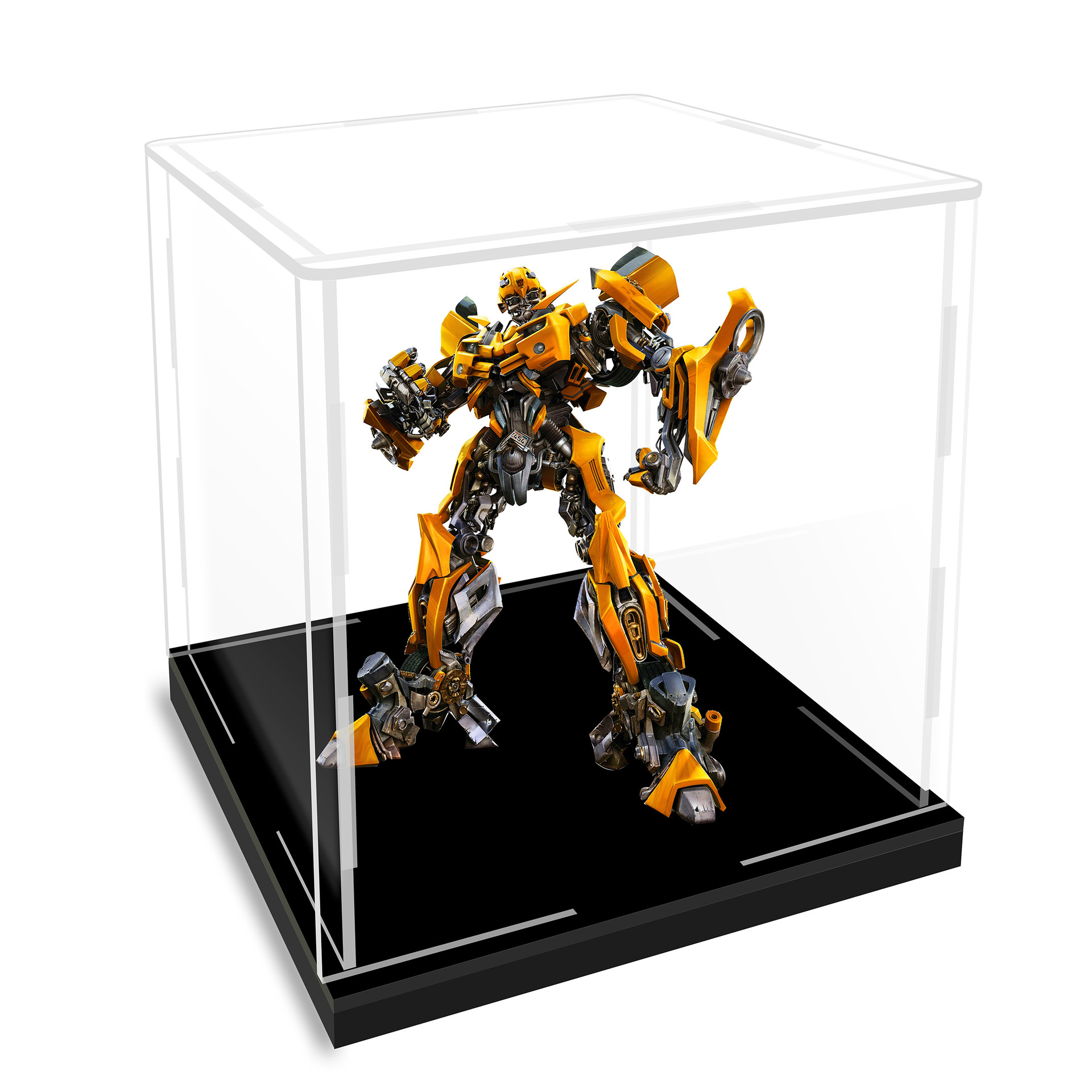 高透明亚克力展示盒手办乐高积木高达模型盲盒收纳盒防尘罩盒子