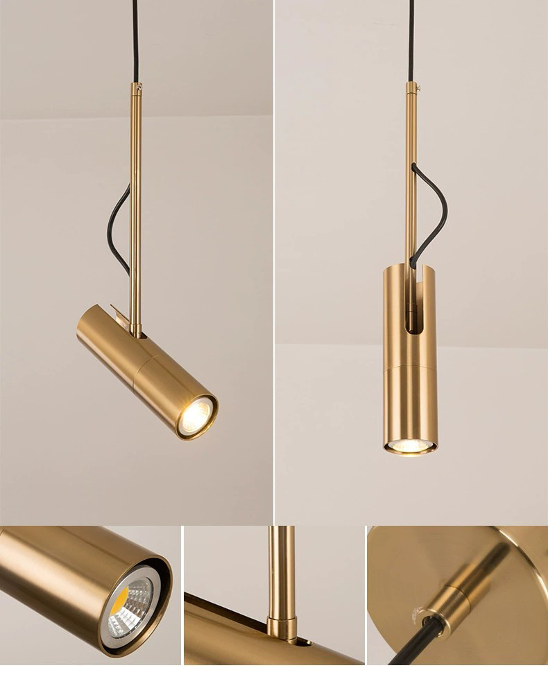 北欧吊灯个性艺术现代简约餐厅吧台服装店明装背景墙射床头吊杆灯