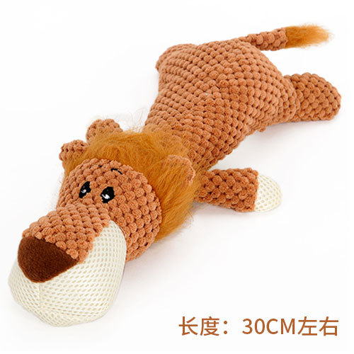 Dog Sound Toy Interactive Plush Toy in Stock Wholesale Dog Puppies Molar Toy Pet Supplies