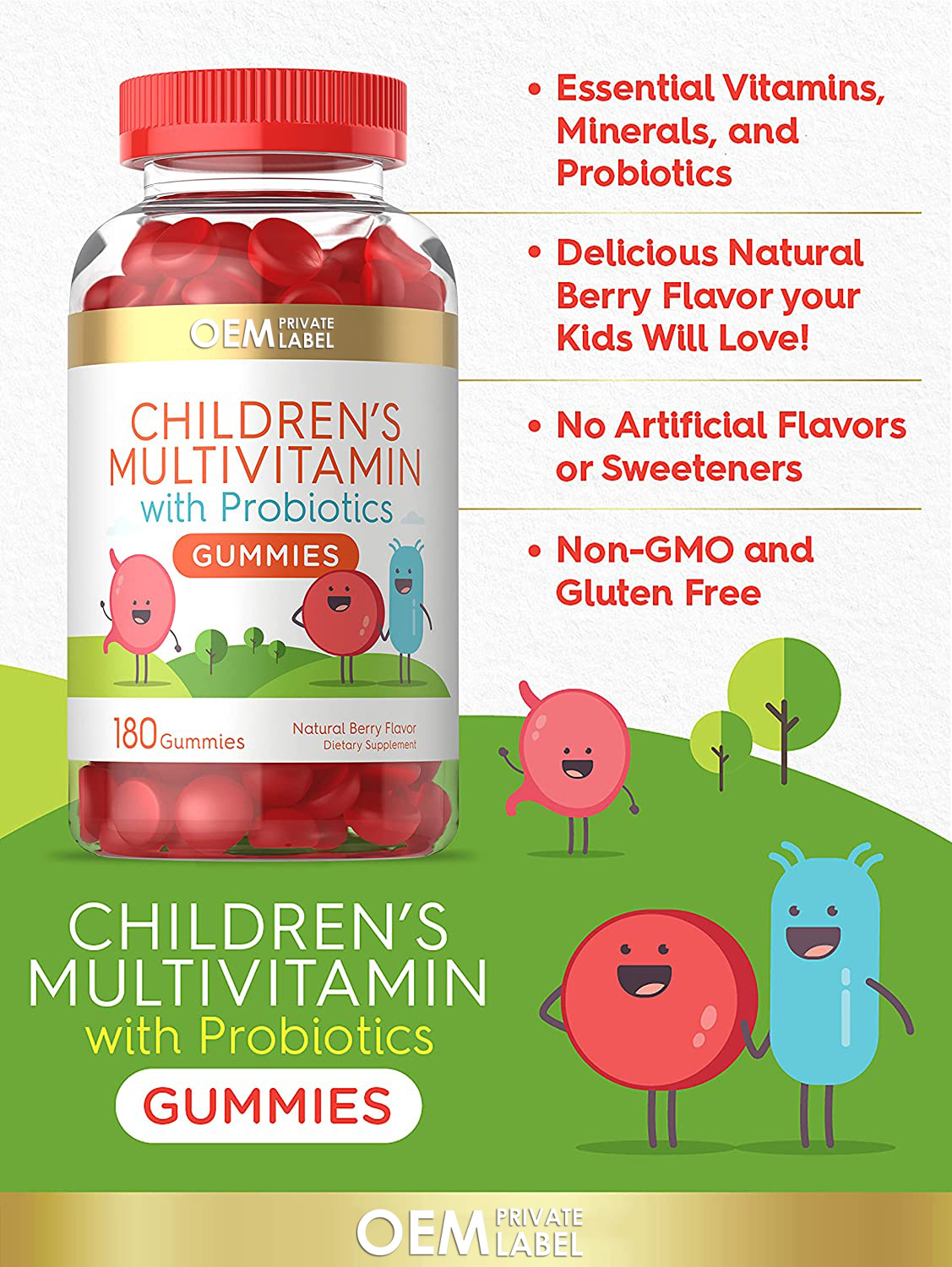 现货-跨境供应childrens multivitamin gummies-儿童维生素软糖