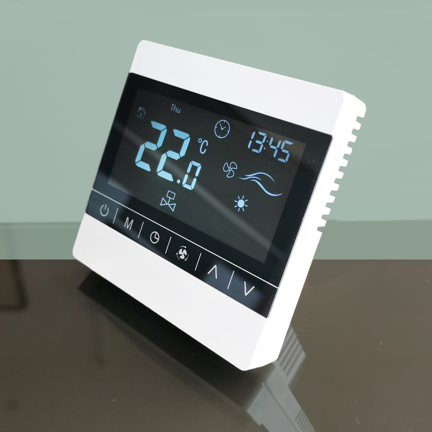 12年老店触摸屏液晶控制面板开关线控器7线风机盘管温控器