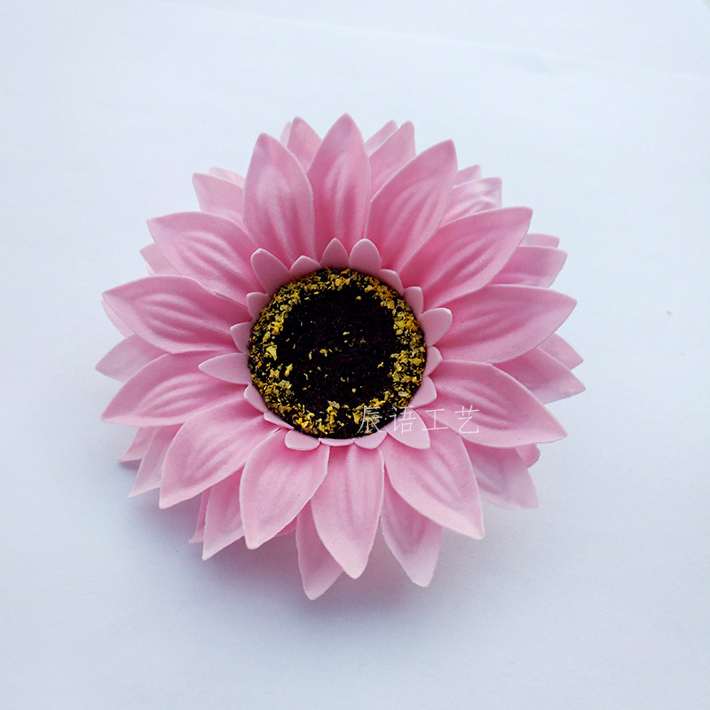 Simulation Sunflower Head Soap Flower Wholesale Flower Shop Bouquet Packaging Material Flower Delivery SUNFLOWER Fake Flower Soap Flower