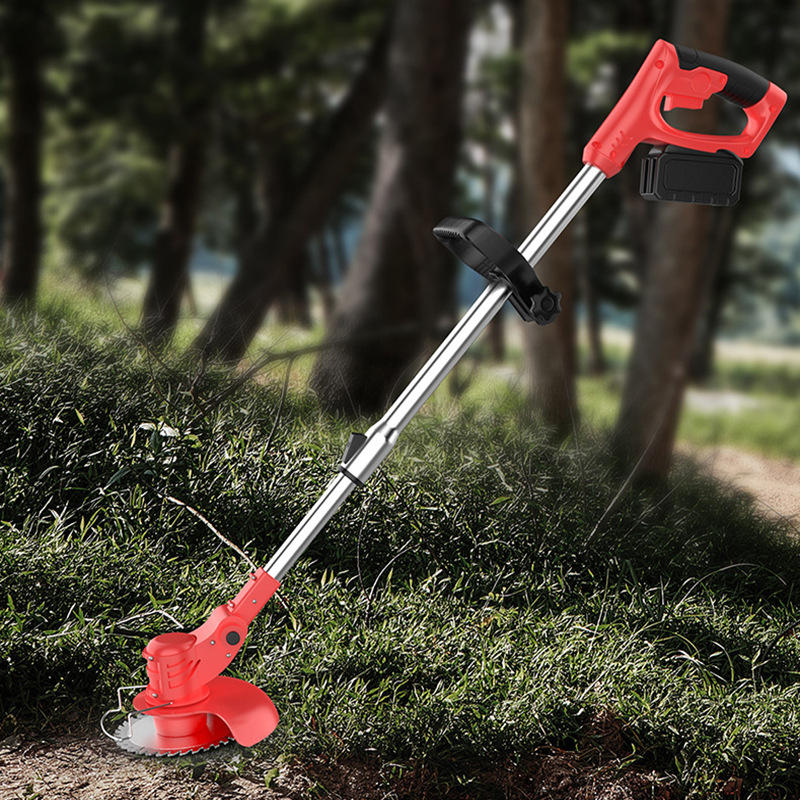 新型锂电18000mah充电式割草机园林农用打草便携式电动锄草工具