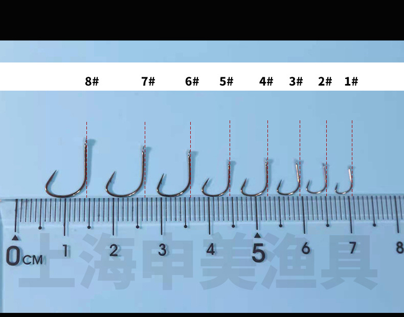 万能袖鱼钩 申美鱼钩 锐利极速刺鱼 锋利不脱钩 高碳钢鱼钩