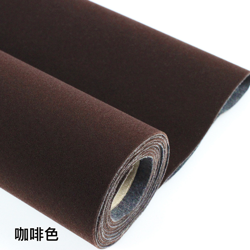 Self-Adhesive Adhesive Flocking Cloth Spunlace Non-Woven Flocking Claimond Veins Knitted Fabric Long Wool Short Wool Flocking