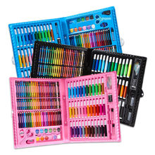 水彩笔套装儿童12色36色150件套六一节画笔绘画学习工具跨境批发