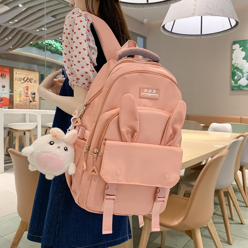 Middle School Student Schoolbag College Students' Backpack Wholesale School Backpack