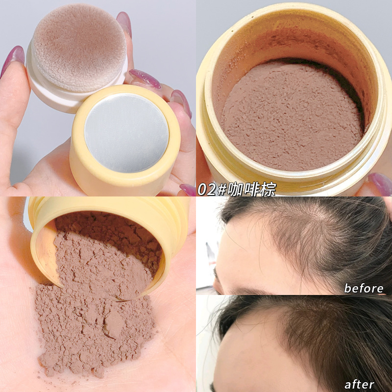 Xixi Hair Oil Removing Powder Fluffy Artifact for a Lazy Mattifying Powder Hairline Powder Wash-Free Hair Drying Powder Oil Head Booster Powder