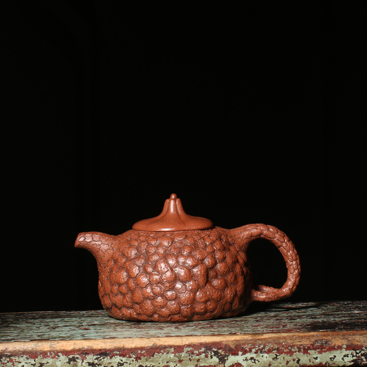 宜兴紫砂茶壶早期老壶名家供春壶台湾回流纯手工泡茶壶茶具220cc