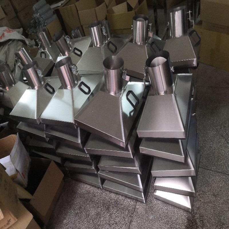 厂家批发304不锈钢排烟罩吸烟罩艾灸集烟罩工业焊锡除尘集气罩喇