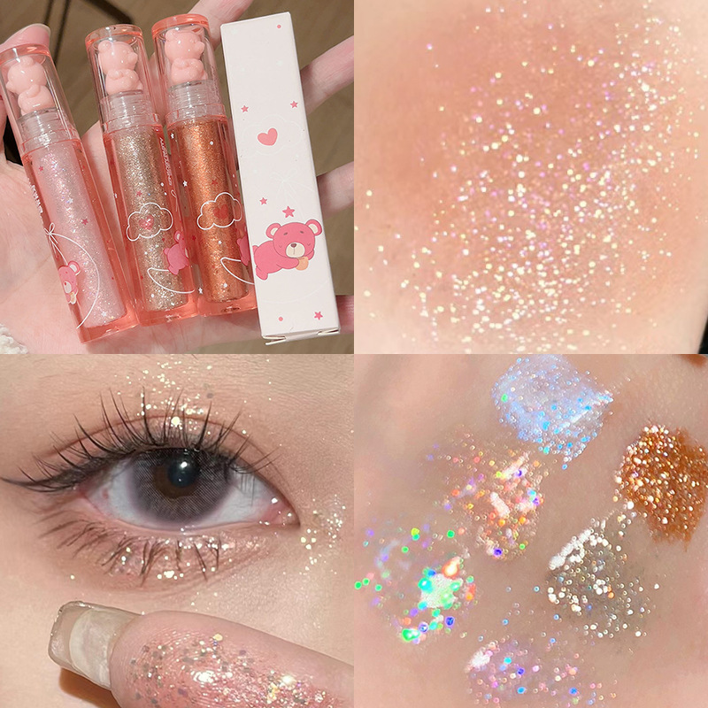 Sensory Party Dream Pearl Liquid Liquid Eye Shadow Clear Thin and Glittering Eye Makeup Cool White Makeup Cross-Border Wholesale