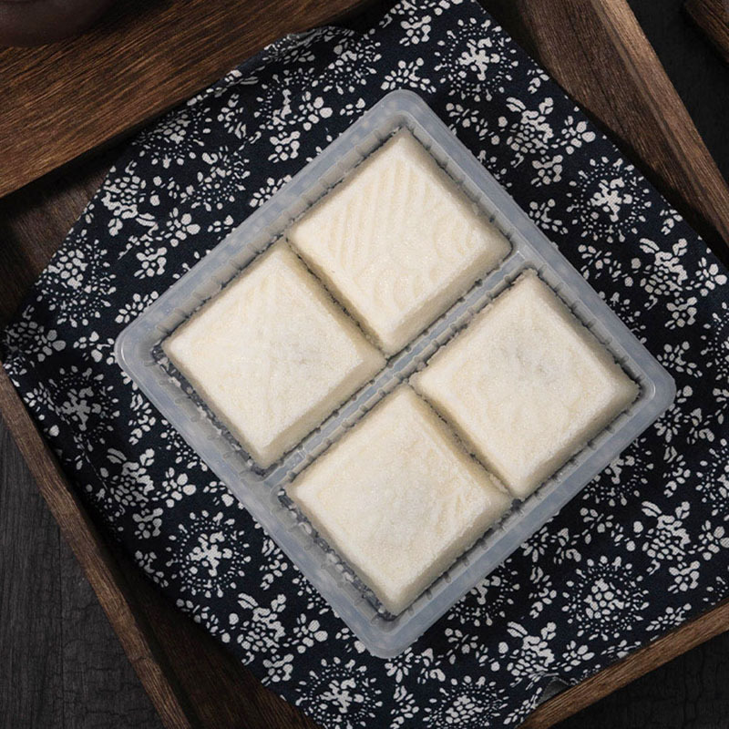 上海南翔豆沙方糕300g 中华手工糯米糕点心 冷冻包装小发糕-阿里巴巴