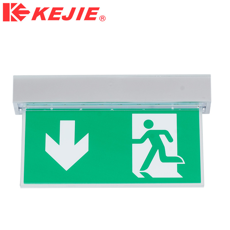 Factory direct supply safety exit indicator fire light evacuation sign led emergency passage sign emergency light image