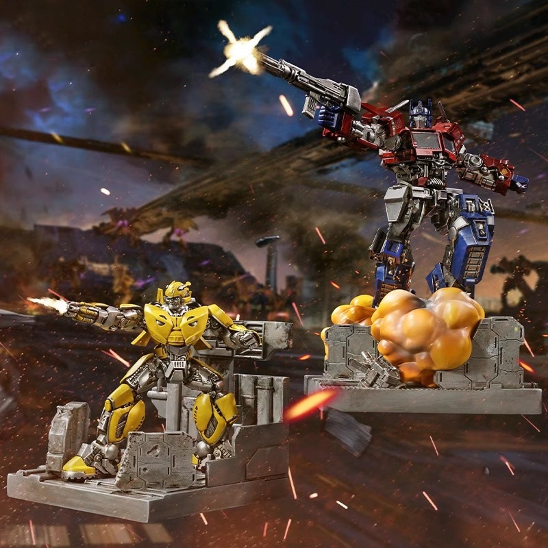 正版变形金刚模型合体积木盲盒擎天柱拼装机器人儿童玩具男孩礼品