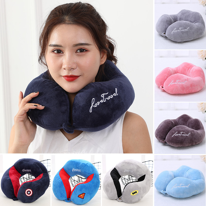 factory direct cervical neck pillow lunch break headrest convenient u-shaped pillow u-shaped pillow for traveling car