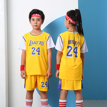 儿童篮球服套装短袖运动训练服小孩小学生幼儿园表演服装球衣球服