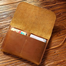 亚马逊热销护照包证件夹 欧美复古登机证件皮包 旅行便携绑带卡包