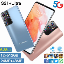 跨境新款S21+Uitra 大屏智能手机 i12 i11 S10+ F17 Y20智能手机