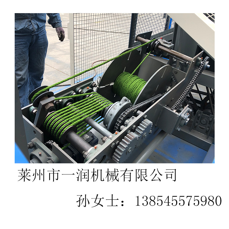 莱州厂家供应 一体式烫金纸制绳机 ,三合一塑料扭绳机