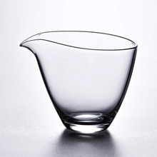 现货日式玻璃水滴公道杯玻璃茶海匀杯分茶器手工高硼硅玻璃公道杯