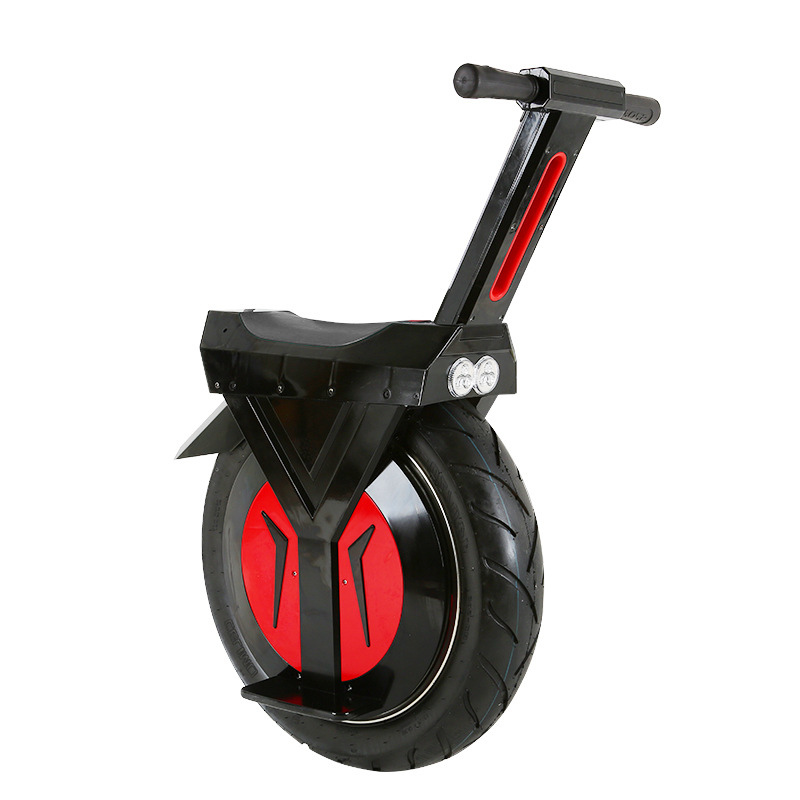 独轮平衡车电动单轮车摩托平衡车17寸大轮上班代步可坐座位越野款