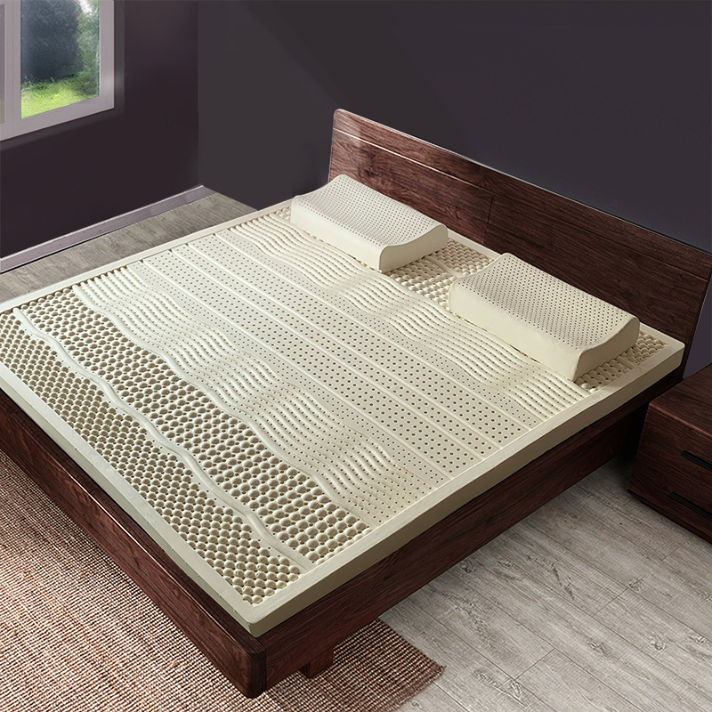 泰国天然乳胶床垫软垫1.5床1.8米学生宿舍单人橡胶榻榻米压缩