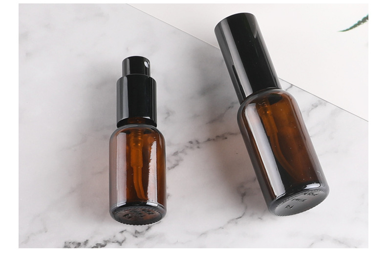 茶色玻璃喷雾瓶乳液瓶100ml50ml30/20毫升避光化妆品瓶细雾分装瓶