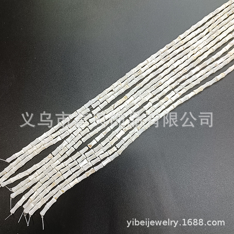 Freshwater Shell Bamboo Beads 5x10mmdiy Handmade Semi-Finished Accessories Necklace Bracelet Jewelry Accessories