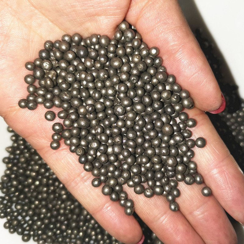 山东鲁贝工厂直供 配重铁砂 覆膜砂铸造压箱配重钢丸铁丸埋箱浇筑