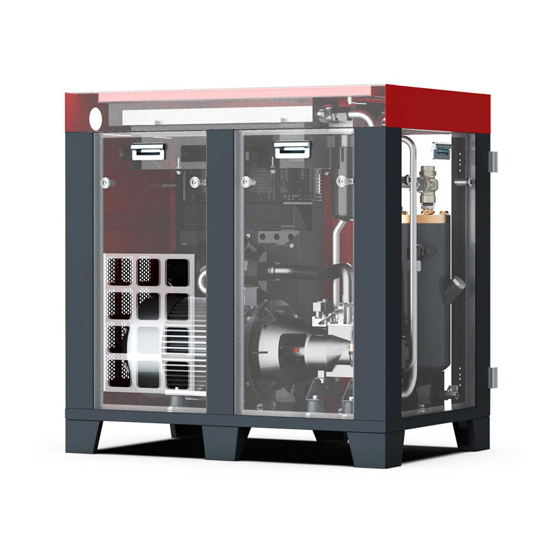 山东索兰特空压机 11kw螺杆式小型空压机外贸专供 永磁变频螺杆机