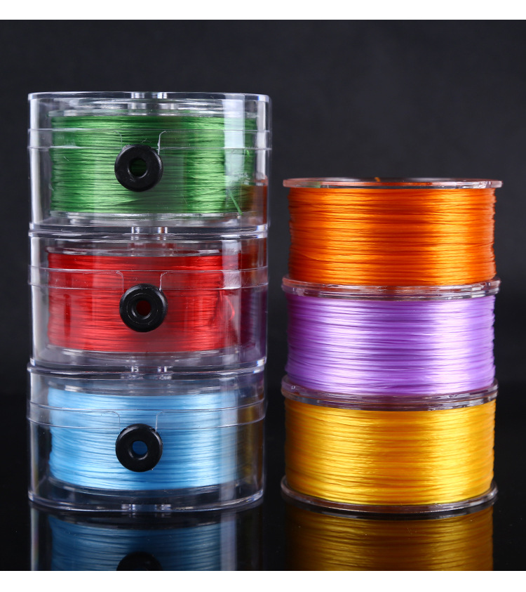 Crystal Filament Flat Spandex Elastic Thread Filament Elastic String Diy String Beads Rubber Band Thread Bracelet String Hair Extension Wire