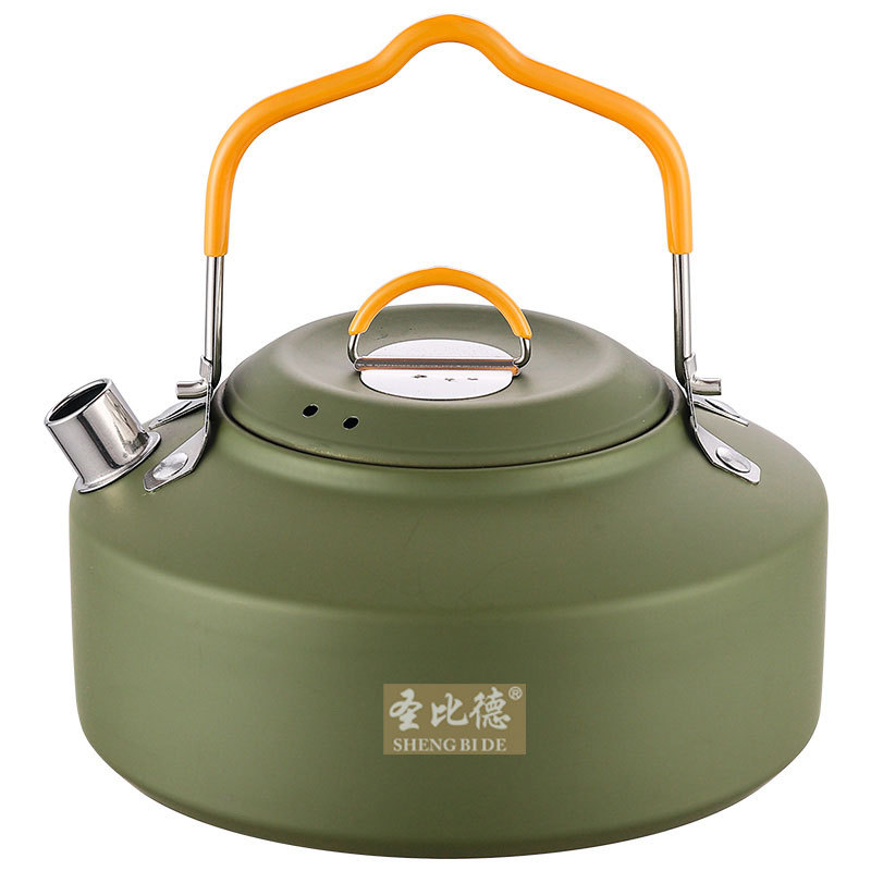 Cross-Border Amazon Outdoor Kettle Camping Camping Travel Outdoor Kettle Portable Tea Brewing Stainless Steel Outdoor Bottle
