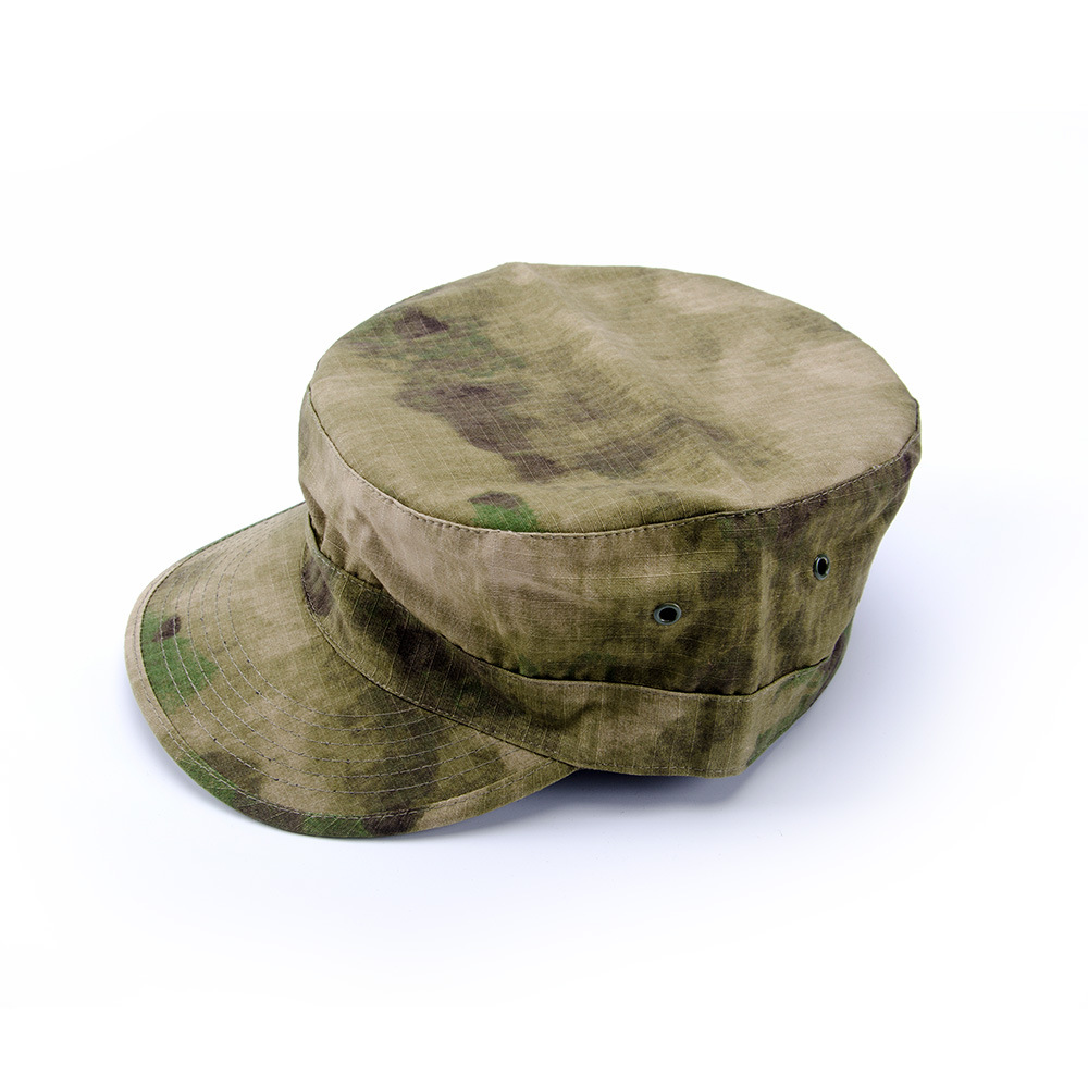 Flat Top Camouflage Soldier Cap Summer Tactical Outdoor Breathable Sun-Proof Student Military Training Hat Wholesale