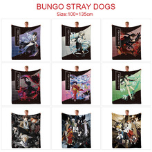 Bungo Stray Dogs文豪野犬周边双面印花空调被法兰绒毛毯夏凉被