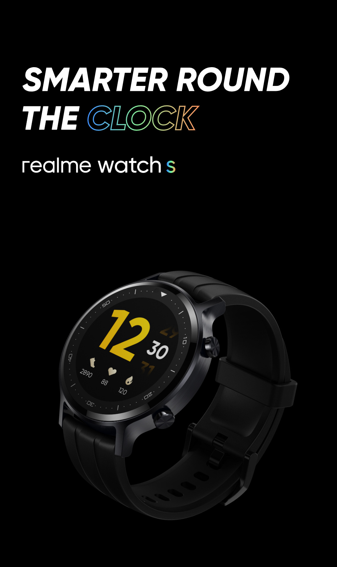 realme watch s防水运动智能手表 真我手表国际版 香港代发